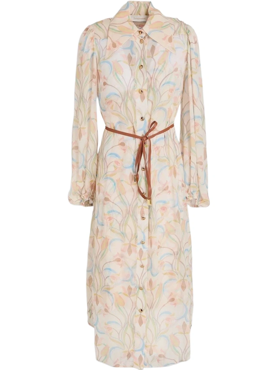 Floral Print Short Sleeve Dress
