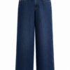 Dark Indigo High-Rise Wide-Leg Jeans