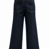 Dark Indigo High-Rise Wide-Leg Jeans