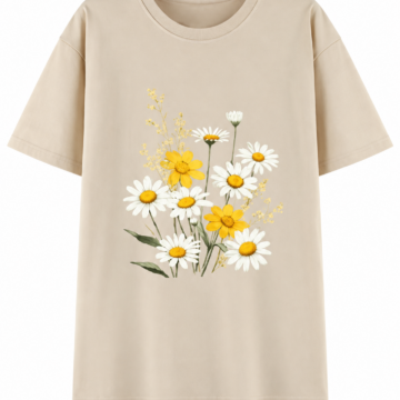 Black Graphic Print Cotton T-Shirt